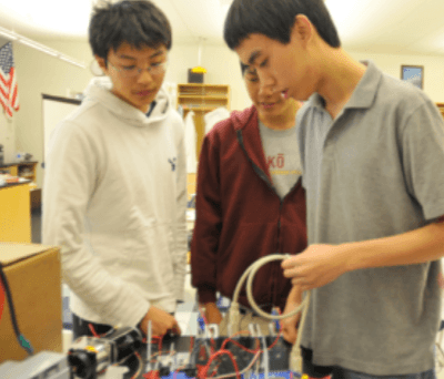 Team Members Working
